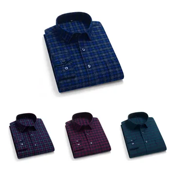 Hot Sale Men's Pure Cotton Brushed stripe Shirt Fashion Korean Long-sleeve Check Cotton Casual Loose Coat Shirt Size:S-2XL 
Hot Sale Men's Pure Cotton Brushed stripe Shirt Fashion Korean Long-sleeve Check Cotton Casual Loose Coat Shirt Size:S-2XL