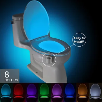 16/8 Color Backlight for Toilet Bowl WC Toilet Seat Lights with Motion Sensor Smart Bathroom Toilet Night Light LED Toilet Light
16/8 Color Backlight for Toilet Bowl WC Toilet Seat Lights with Motion Sensor Smart Bathroom Toilet Night Light LED Toilet Light