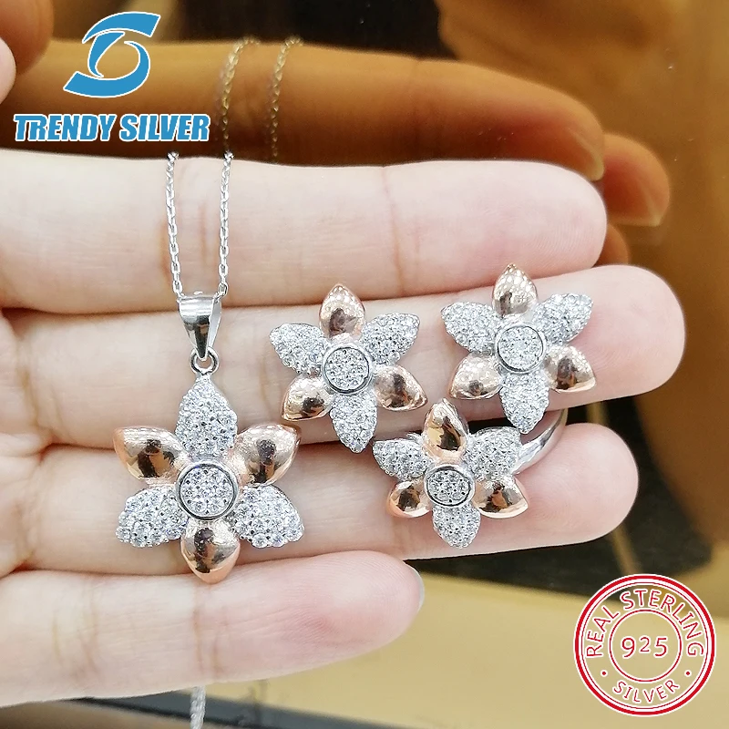 complete pure 925 sterling silver zirconia clear CZ luxury jewelry set ring earrings for woman pendant necklace trendy design
complete pure 925 sterling silver zirconia clear CZ luxury jewelry set ring earrings for woman pendant necklace trendy design
