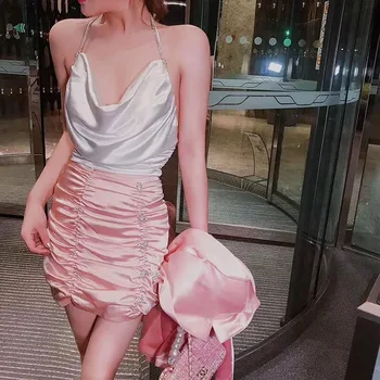 She'sModa Luxury Rayon Wrinkle Button Zipper 2020 Spring Summer Women's Mini Skirt
She'sModa Luxury Rayon Wrinkle Button Zipper 2020 Spring Summer Women's Mini Skirt
