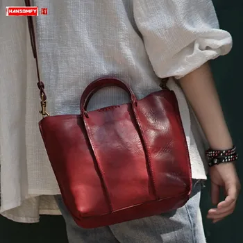 2020 New Handmade Leatehr Women Handbag Leather Bag Retro Tide Small Messenger Bags Shoulder Oblique Back Portable Female Ladies
2020 New Handmade Leatehr Women Handbag Leather Bag Retro Tide Small Messenger Bags Shoulder Oblique Back Portable Female Ladies