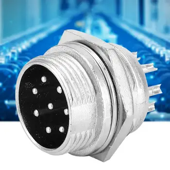 100Pcs Aviation Plug Universal 8 Cores Stainless Steel Shell Male Connector 16mm
100Pcs Aviation Plug Universal 8 Cores Stainless Steel Shell Male Connector 16mm