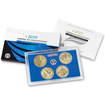 US 1 Yuan Refined Mirror Version Innovative American Series Commemorative Coin 2019 Original Gift Box with Certificate
US 1 Yuan Refined Mirror Version Innovative American Series Commemorative Coin 2019 Original Gift Box with Certificate
