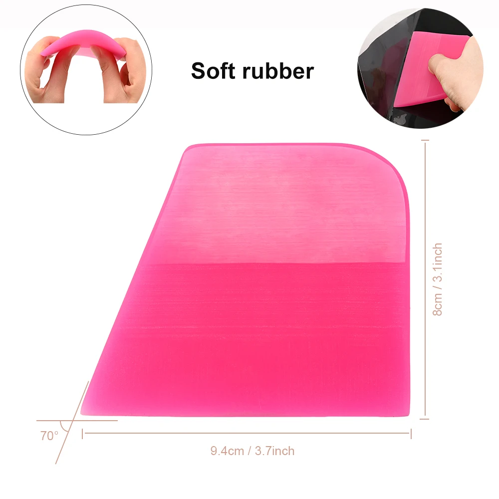 FOSHIO Car TPU Protective Solar Film Install Rubber Soft Scraper Vinyl Wrapping Squeegee Window Tint Carbon Fiber Foil Wrap Tool
FOSHIO Car TPU Protective Solar Film Install Rubber Soft Scraper Vinyl Wrapping Squeegee Window Tint Carbon Fiber Foil Wrap Tool