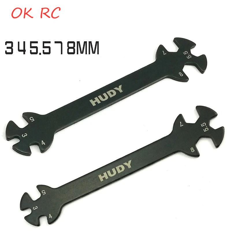 6 in 1 RC Hudy Special Tool Wrench 3/4/5/5.5/7/8MM for Model Car Boat Drone Turnbuckles Nuts
6 in 1 RC Hudy Special Tool Wrench 3/4/5/5.5/7/8MM for Model Car Boat Drone Turnbuckles Nuts