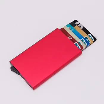 High-Grade Alumina Solid Color Automatic Pop-Up Anti-Theft Bank Card Box Waterproof ID Card Wallet Shiny Metal Cardholder Box
High-Grade Alumina Solid Color Automatic Pop-Up Anti-Theft Bank Card Box Waterproof ID Card Wallet Shiny Metal Cardholder Box