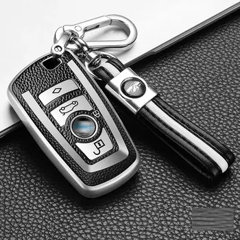 Soft TPU Leather Key Remote Fob Cover for BMW 1 3 4 5 Series X3 X4 M5 Keycase Shell Skin Holder Protector with Keychain Holder 
Soft TPU Leather Key Remote Fob Cover for BMW 1 3 4 5 Series X3 X4 M5 Keycase Shell Skin Holder Protector with Keychain Holder