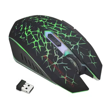 Wireless Gaming Mouse Silent Computer Accessories LED Backlit Mini Portable ABS USB Rechargeable Adjustable DPI 6 Buttons 2.4GHz
Wireless Gaming Mouse Silent Computer Accessories LED Backlit Mini Portable ABS USB Rechargeable Adjustable DPI 6 Buttons 2.4GHz