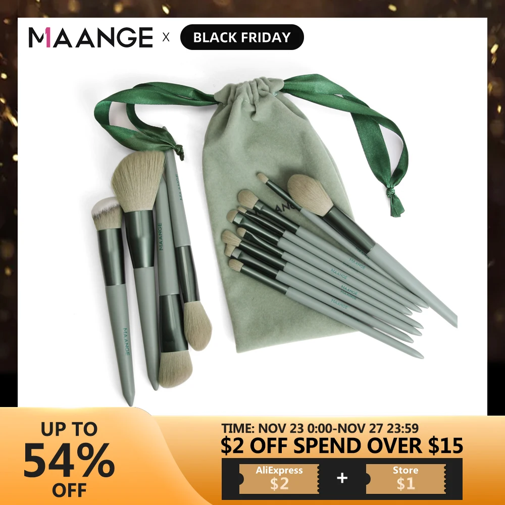 MAANGE 13pcs Quick-Drying Makeup Brush Set With Bag Soft Blush Loose Powder Brush Highlight EyeShadow Brush Portable Beauty Tool 
MAANGE 13pcs Quick-Drying Makeup Brush Set With Bag Soft Blush Loose Powder Brush Highlight EyeShadow Brush Portable Beauty Tool
