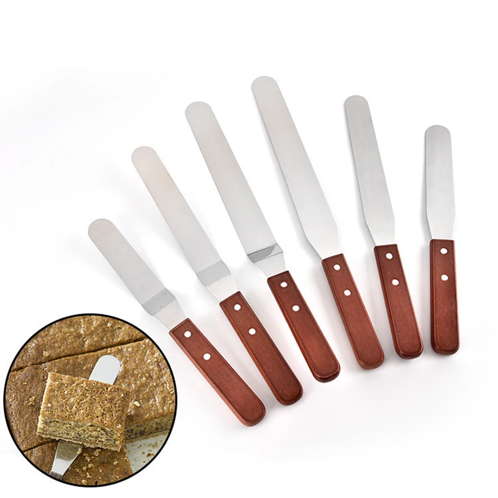 6/8/10 inch Stainless Steel Cake Spatula Butter Cream Icing Frosting Knife Smoother Kitchen Pastry Cake Decoration Tools
6/8/10 inch Stainless Steel Cake Spatula Butter Cream Icing Frosting Knife Smoother Kitchen Pastry Cake Decoration Tools