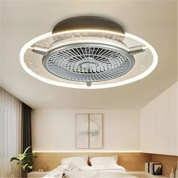 Modern Style Invisible Diningroom LED Ceiling Fan Light Creative circular Livingroom Study Led Fan Light With Remote Control
Modern Style Invisible Diningroom LED Ceiling Fan Light Creative circular Livingroom Study Led Fan Light With Remote Control