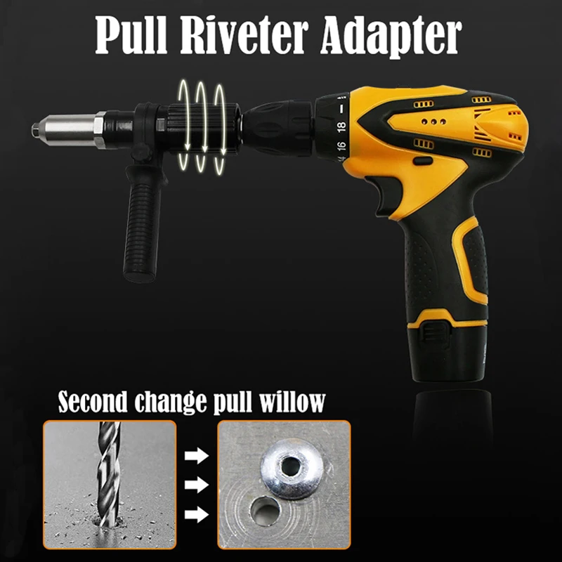1 Set Multifunction Electric Rivet Nut Riveting Tool Cordless Riveting Drill Adaptor Insert nut tool Nail Auto Rivet
1 Set Multifunction Electric Rivet Nut Riveting Tool Cordless Riveting Drill Adaptor Insert nut tool Nail Auto Rivet