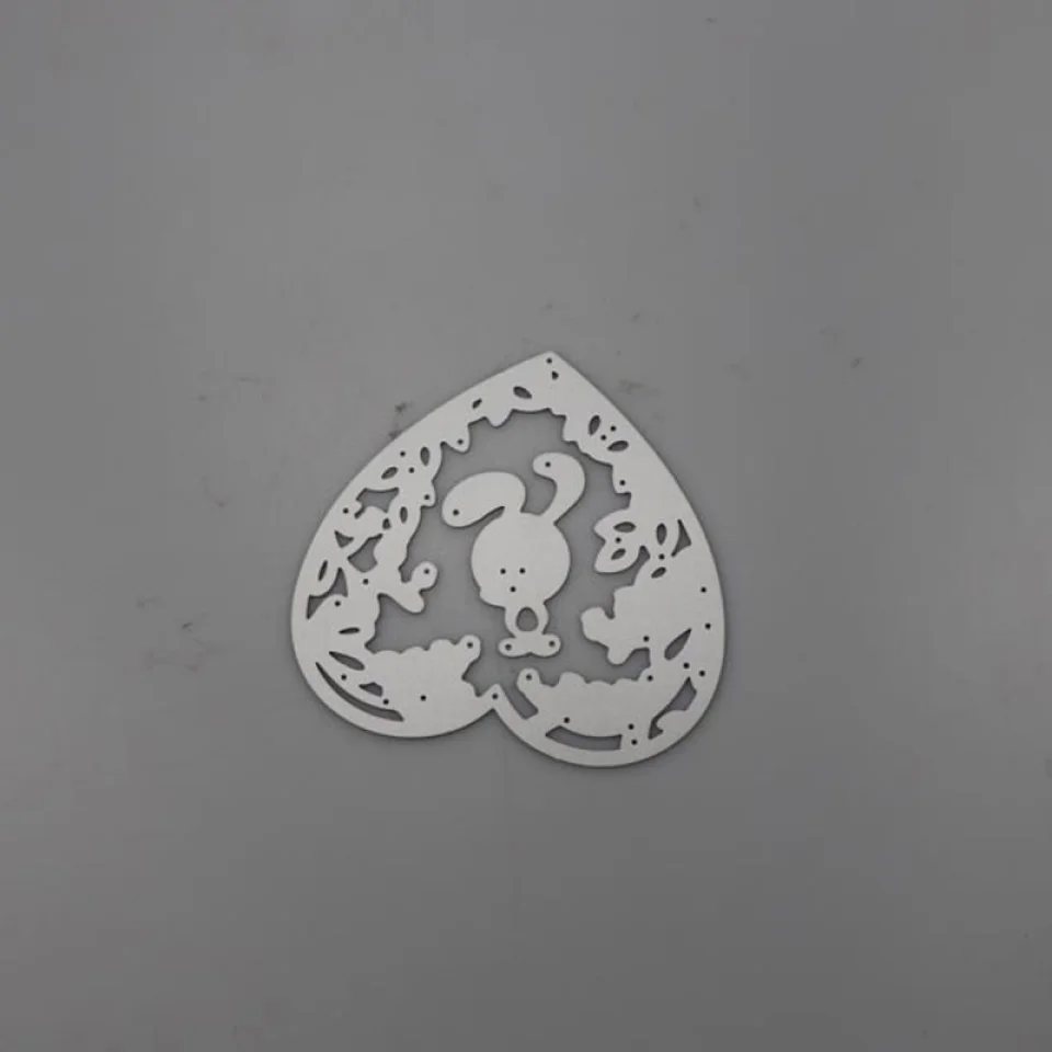 Heart Card Rabbit Decoration Metal Cutting Dies for DIY Scrapbooking Album Paper Cards Decorative Crafts Embossing Die Cuts
Heart Card Rabbit Decoration Metal Cutting Dies for DIY Scrapbooking Album Paper Cards Decorative Crafts Embossing Die Cuts