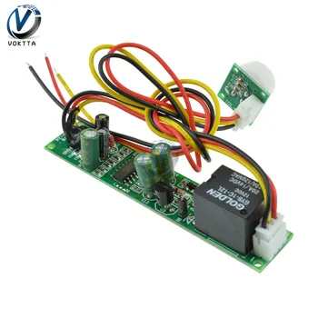 DC 12V IR Pyroelectric Infrared PIR Motion Sensor Switch Detector Module 5A Human Body Infrared PIR Motion Detector Board
DC 12V IR Pyroelectric Infrared PIR Motion Sensor Switch Detector Module 5A Human Body Infrared PIR Motion Detector Board