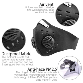 Motorcycle Carbon Masks PM2.5 Dust Mask With Replaceable Filters Anti-Pollution Cycling MTB Motorcycle Sport Face Mask
Motorcycle Carbon Masks PM2.5 Dust Mask With Replaceable Filters Anti-Pollution Cycling MTB Motorcycle Sport Face Mask