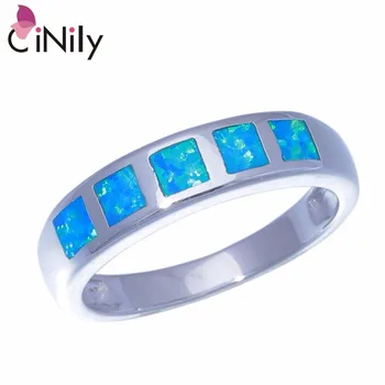 CiNily Silver Plated Created Blue Fire Opal Wholesale for Women Jewelry Birthday Gift Ring Size 6.5-8.5 OJ9350 
CiNily Silver Plated Created Blue Fire Opal Wholesale for Women Jewelry Birthday Gift Ring Size 6.5-8.5 OJ9350