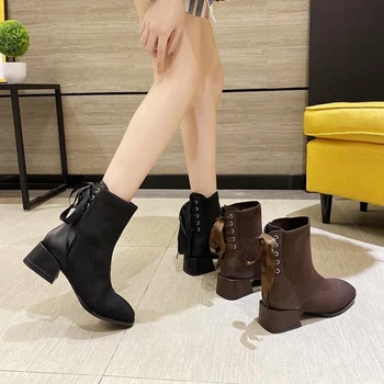 Ankle Boots Stretch Socks Boots Women Shoes Fashion Short Boots 2020 New Autumn Thick Heel High Heels Stretch Short Boots D419 
Ankle Boots Stretch Socks Boots Women Shoes Fashion Short Boots 2020 New Autumn Thick Heel High Heels Stretch Short Boots D419