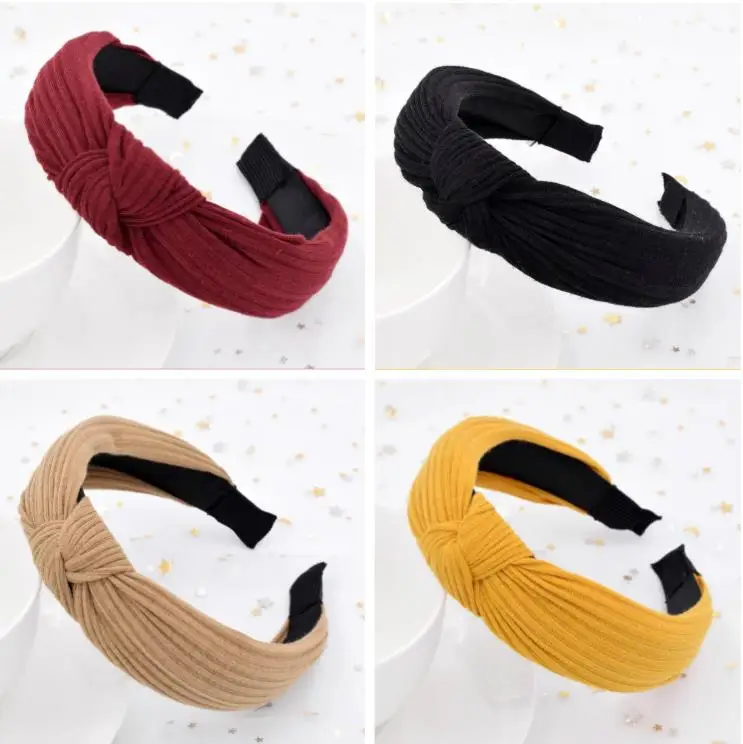 Cotton Knitted Striped headband women top Cross Knotted Turban Hairband Simple Hair Bands Fashion Hair Accessories for girls 
Cotton Knitted Striped headband women top Cross Knotted Turban Hairband Simple Hair Bands Fashion Hair Accessories for girls
