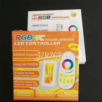 RGBW / RGB RGBWC LED Controler Touch Screen 2.4G DC12-24V 18A Remote Controller Channel For 5050 RGB / RGBW RGBWC LED Strip
RGBW / RGB RGBWC LED Controler Touch Screen 2.4G DC12-24V 18A Remote Controller Channel For 5050 RGB / RGBW RGBWC LED Strip