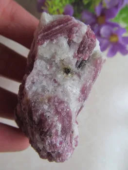 

Top!!Pure Natural red tourmaline rock stone ore energy chakra stone wholesale Raw Mineral Specimens Ore 110g