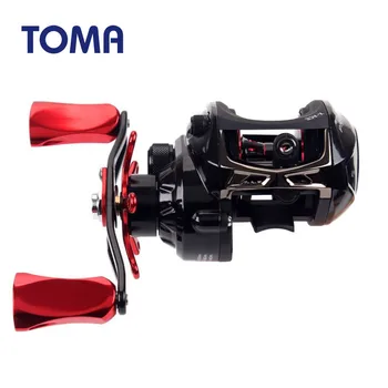 TOMA High Quality Baitcasting Reel 6.4:1 10 Magnetic System Ultralight Metal Fishing Reel 14+1 Ball Bearings Saltwater
TOMA High Quality Baitcasting Reel 6.4:1 10 Magnetic System Ultralight Metal Fishing Reel 14+1 Ball Bearings Saltwater