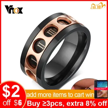 Vnox Unique Spinner Rings for Men Jewelry withⅠⅡ Ⅲ Ⅳ V Ⅵ Roman Numerals Male Accessory anel masculino
Vnox Unique Spinner Rings for Men Jewelry withⅠⅡ Ⅲ Ⅳ V Ⅵ Roman Numerals Male Accessory anel masculino