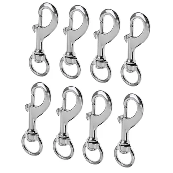 8 Pack Swivel Eye Snap Hook, Marine Clip for Scuba Diving Diver - Strong & Durable
8 Pack Swivel Eye Snap Hook, Marine Clip for Scuba Diving Diver - Strong & Durable