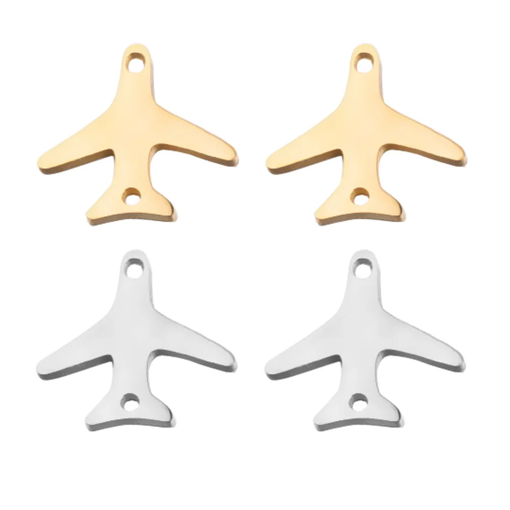 10pcs/lot Stainless Steel Aircraft Charms for DIY Jewelry Making Necklace Pendant Bracelet Beads Accessorie Both Sides Polished
10pcs/lot Stainless Steel Aircraft Charms for DIY Jewelry Making Necklace Pendant Bracelet Beads Accessorie Both Sides Polished