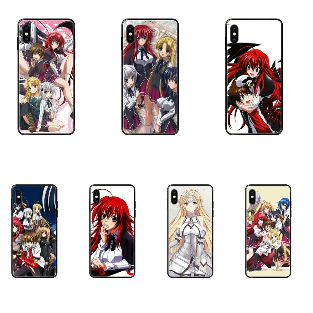 For Galaxy Note 4 8 9 10 20 Plus Pro J6 J7 J8 M30s M80s Ultra 2016 2017 2018 Lovely Plastic Red Hair Girl High School Dxd | Мобильные
