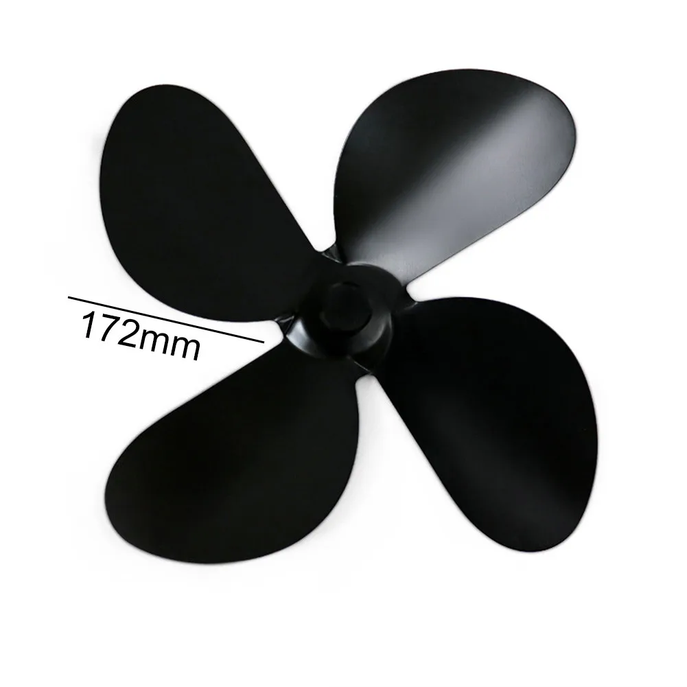 Fan Leaf Fan Blade Home Office Accessory Aluminum Alloy Heat-resistant Lightweight 1pc 4 Blades Black Fireplace
Fan Leaf Fan Blade Home Office Accessory Aluminum Alloy Heat-resistant Lightweight 1pc 4 Blades Black Fireplace