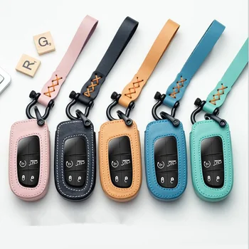 Car Styling Genuine Leather Car Key Cover Key Cover Fob Shell For Jeep Renegade Grand For Dodge Journey Charger For Chrysler
Car Styling Genuine Leather Car Key Cover Key Cover Fob Shell For Jeep Renegade Grand For Dodge Journey Charger For Chrysler