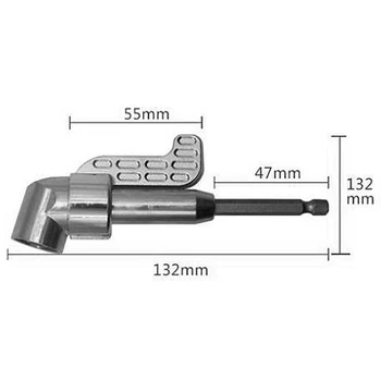 New Hexagon Handle Chrome Vanadium Alloy Steel 105 Degree Right Angle Corner Screwdriver Extension Hex Shank
New Hexagon Handle Chrome Vanadium Alloy Steel 105 Degree Right Angle Corner Screwdriver Extension Hex Shank