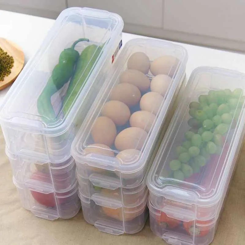 Plastic Storage Bins Refrigerator Storage Box Food Storage Containers with Lid for Kitchen Fridge Cabinet Freezer Desk Organizer
Plastic Storage Bins Refrigerator Storage Box Food Storage Containers with Lid for Kitchen Fridge Cabinet Freezer Desk Organizer