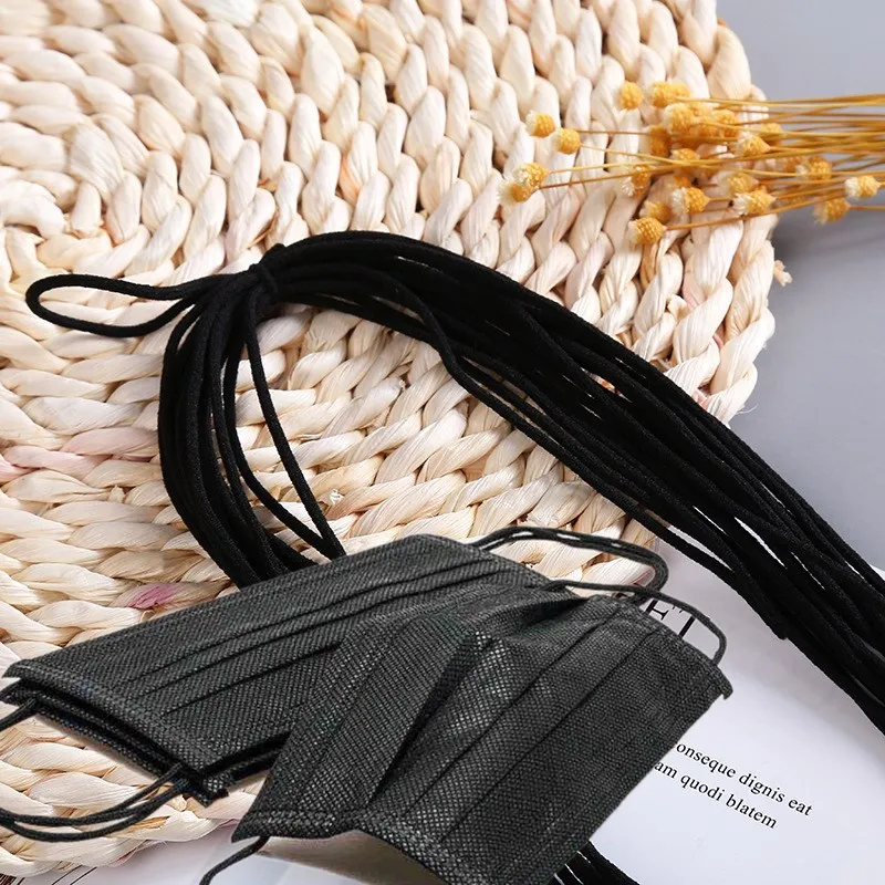 0.2kg/1kg/lot 3mm Round rope DIY Face Masks Elastic Band Mask Rope Rubber Band String Ear Cord Round adjuster Band Accessories
0.2kg/1kg/lot 3mm Round rope DIY Face Masks Elastic Band Mask Rope Rubber Band String Ear Cord Round adjuster Band Accessories