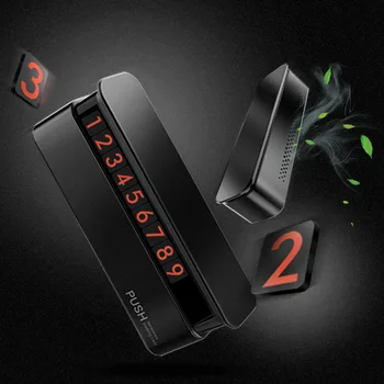 CHIZIYO Newest Car Hidden Luminous Digital Temporary Parking Number Plate Push Car Parking Phone Number Stand With Perfume
CHIZIYO Newest Car Hidden Luminous Digital Temporary Parking Number Plate Push Car Parking Phone Number Stand With Perfume