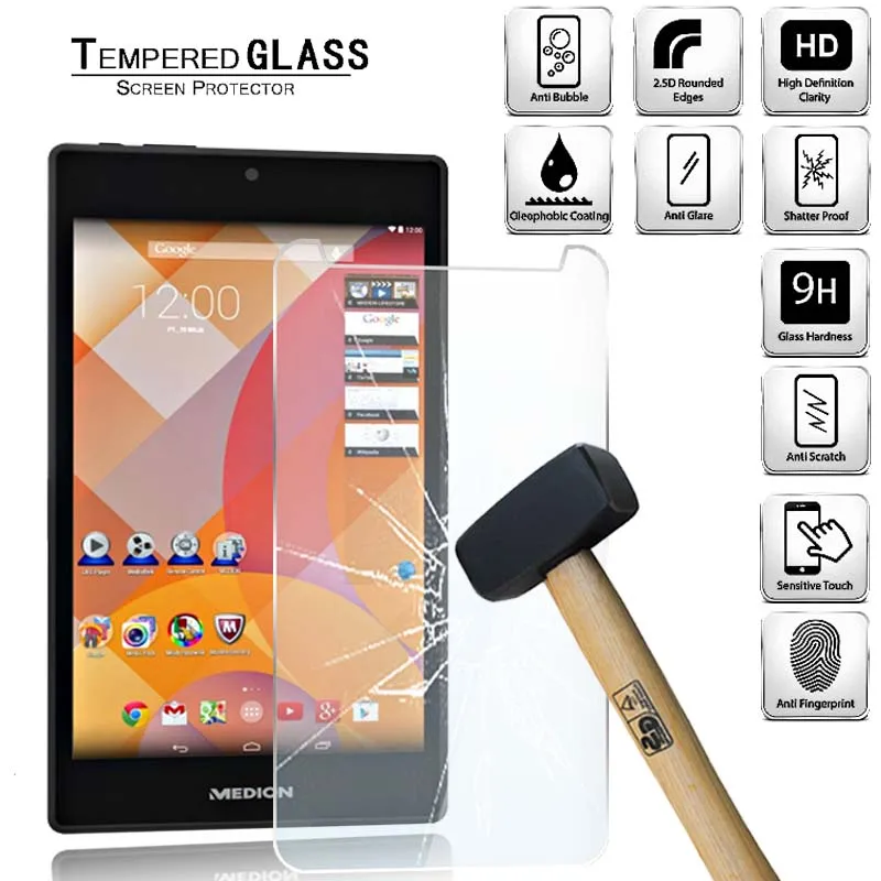 Tablet Tempered Glass Screen Protector Cover for Medion Lifetab P7331 Anti-Screen Breakage Anti-Fingerprint HD Tempered Film
Tablet Tempered Glass Screen Protector Cover for Medion Lifetab P7331 Anti-Screen Breakage Anti-Fingerprint HD Tempered Film