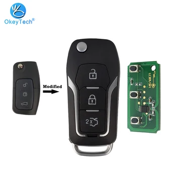 OkeyTech for Ford for Focus Kuga Fiesta Escape Galaxy Edge Flip Folding Remote Key 3 Button 433Mhz 4D63/4D60 Chip HU101 Blade
OkeyTech for Ford for Focus Kuga Fiesta Escape Galaxy Edge Flip Folding Remote Key 3 Button 433Mhz 4D63/4D60 Chip HU101 Blade
