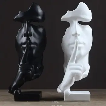 Creative Abstract Silence Art Statue Home Furnishings Simple and Stylish Resin Home Decoration Europe People
Creative Abstract Silence Art Statue Home Furnishings Simple and Stylish Resin Home Decoration Europe People