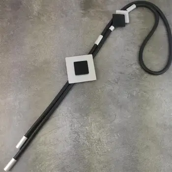 New Square Geometric Aluminum Sheet Pendant Necklaces For Women Long Necklace Black Rubber Female Jewelry Elasticity
New Square Geometric Aluminum Sheet Pendant Necklaces For Women Long Necklace Black Rubber Female Jewelry Elasticity