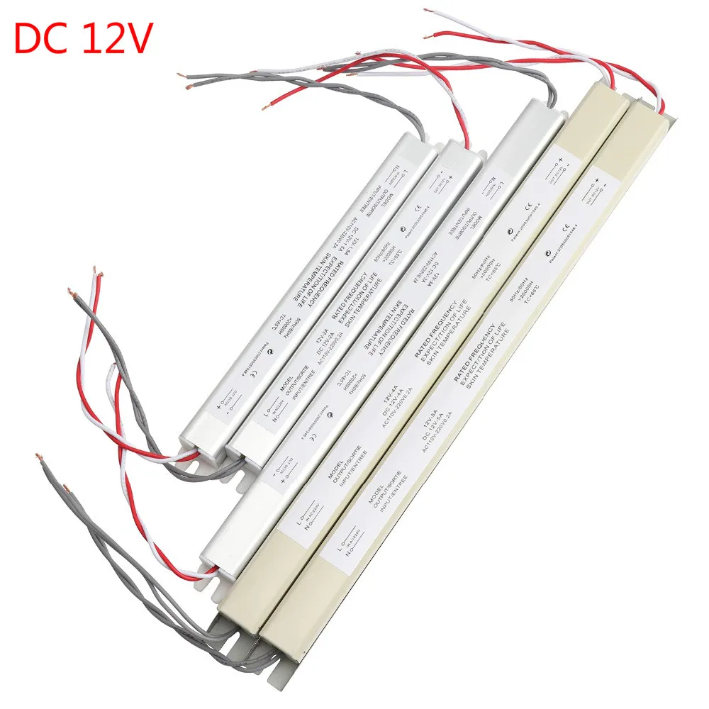 AC 220V to DC 12V 1.5A 2A 3A 4A 5A LED Driver Ultra thin Switching Power Supply Slim Lighting Transformer Light box 18W 36W 60W
AC 220V to DC 12V 1.5A 2A 3A 4A 5A LED Driver Ultra thin Switching Power Supply Slim Lighting Transformer Light box 18W 36W 60W