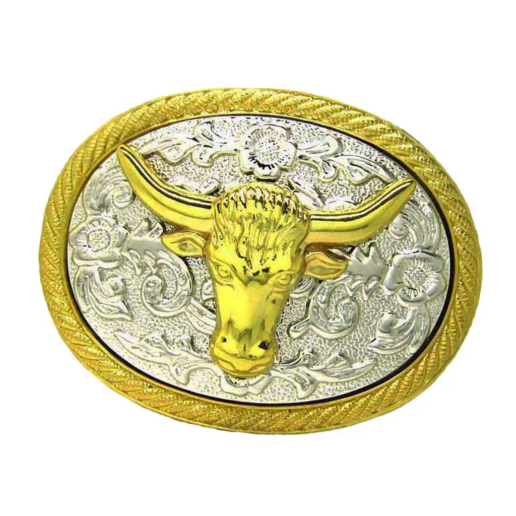 Retro Zinc Alloy Western Belt Buckle Antique Cow Head Buckle Men's AccessorieS Retro Zinc Alloy Western Belt Buckle Antique Cow Head Buckle Men's AccessorieS