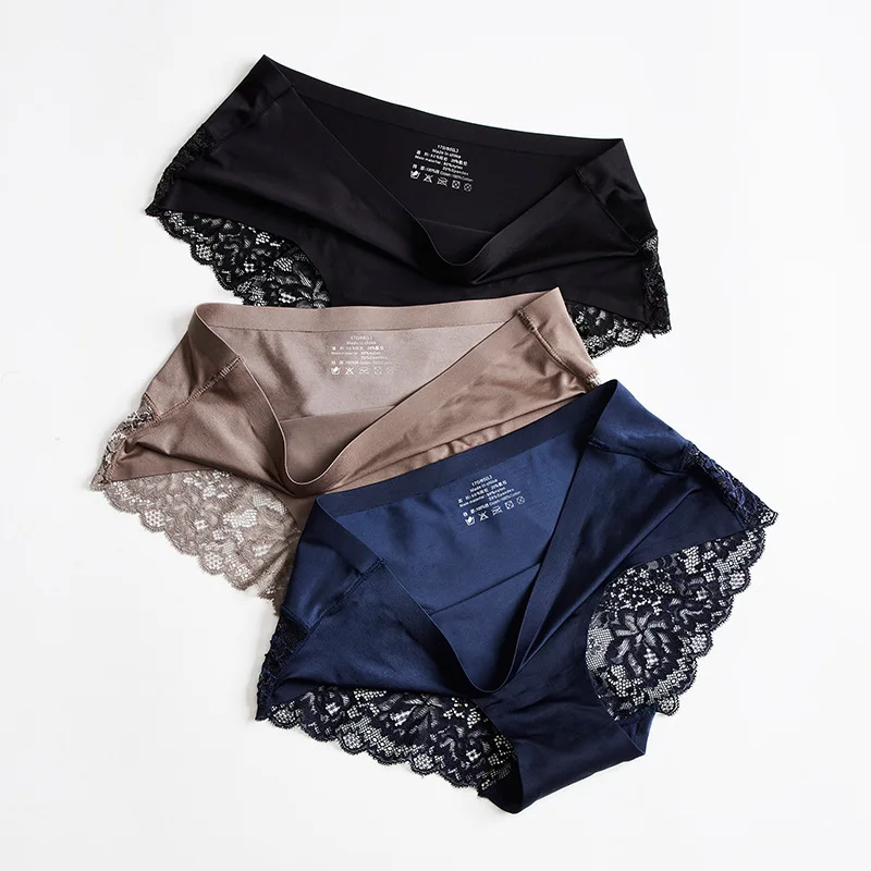 Women's Sexy Lace Patchwork Panties Underwear Briefs Nylon Silk Girls Ladies Bikini Cotton Crotch for Women
Women's Sexy Lace Patchwork Panties Underwear Briefs Nylon Silk Girls Ladies Bikini Cotton Crotch for Women