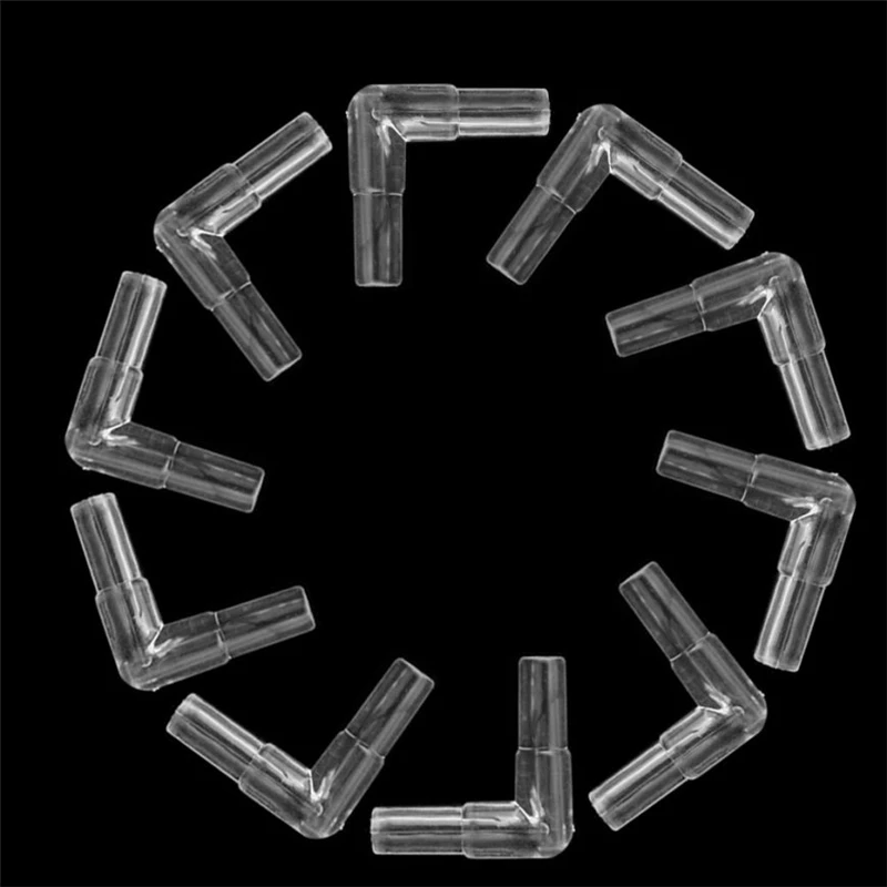 1 5mm Intake to 2mm Outlet Hose Splitter Aquarium Tank Clear Acrylic 2Way Air Pump Tubing Valve Line Connectors Hose Connector 5PC