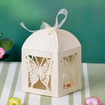 Butterfly Laser Cut Favor Boxes Fashion Paper Gift Boxes Paper Candy Boxes With Ribbon For Party . 100pcs
Butterfly Laser Cut Favor Boxes Fashion Paper Gift Boxes Paper Candy Boxes With Ribbon For Party . 100pcs