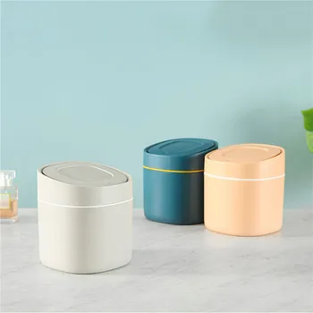 Tiny Countertop Trash Can Mini Desktop Garbage Can with Push-Button for Bathroom Vanity Tabletop or Coffee Table
Tiny Countertop Trash Can Mini Desktop Garbage Can with Push-Button for Bathroom Vanity Tabletop or Coffee Table