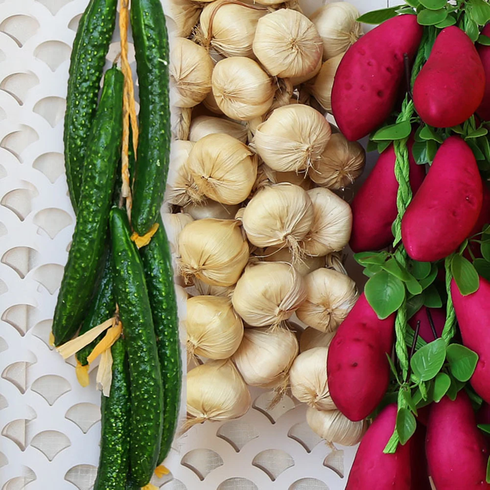 Simulation Fruit Vegetable String Artificial Corn Chili Apples Foam Model Farmhouse Hotel Decor Photography Prop Pendant 52-70cm
Simulation Fruit Vegetable String Artificial Corn Chili Apples Foam Model Farmhouse Hotel Decor Photography Prop Pendant 52-70cm