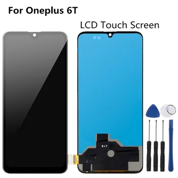 6.41" LCD For OnePlus 6T LCD Display Touch Screen Frame Digitizer Assembly For Oneplus A6010 A6013 Screen Replacement
6.41" LCD For OnePlus 6T LCD Display Touch Screen Frame Digitizer Assembly For Oneplus A6010 A6013 Screen Replacement