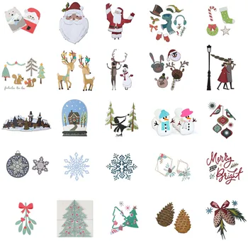 Metal Cutting Dies 25PCSChristmas set serie Scrapbooking Stencil for Paper Card Decorative Embossing Frames Card Craft 2020 NEW
Metal Cutting Dies 25PCSChristmas set serie Scrapbooking Stencil for Paper Card Decorative Embossing Frames Card Craft 2020 NEW