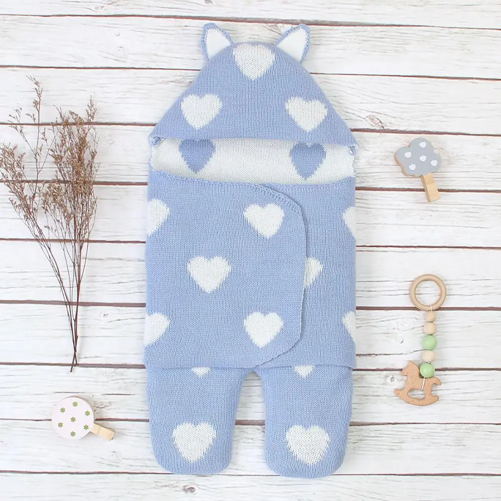 

Baby Swaddle Wrap Sleeping Bags 75*35cm Newborns Bebes Envelopes Cute Bear Infant Kids Boys Girls Stroller Sleep Sacks Footmuff