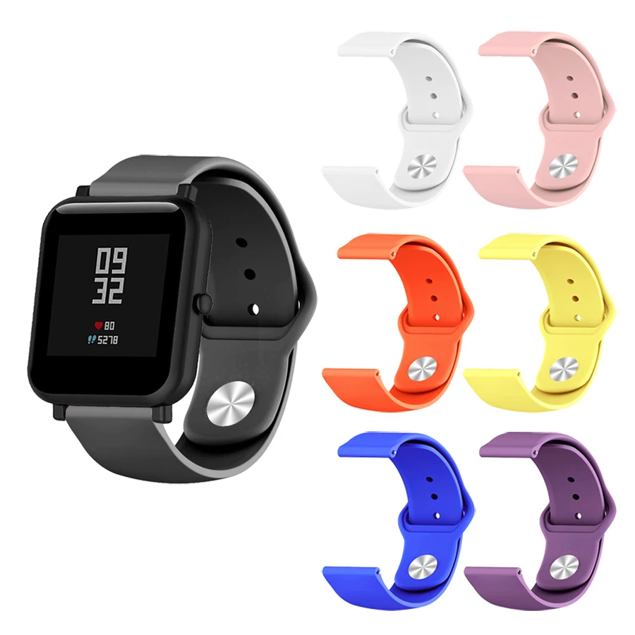 Smartwatch Strap for Amazfit Bip/GTS Silicone Band Bracelet for Garmin Vivoactive 3 Belt for Amazfit Stratos 3 2/Pace Bracelet
Smartwatch Strap for Amazfit Bip/GTS Silicone Band Bracelet for Garmin Vivoactive 3 Belt for Amazfit Stratos 3 2/Pace Bracelet
